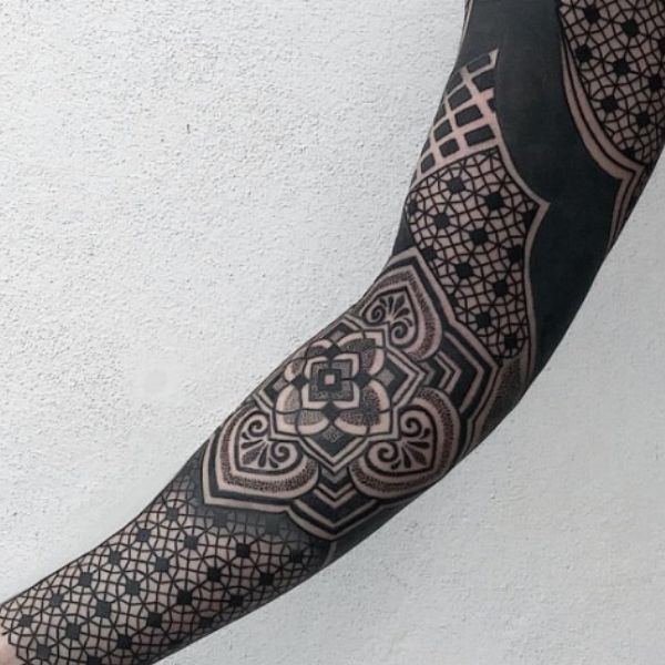 Mandala tattoo for men