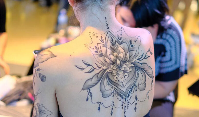 Mandala tattoo for women