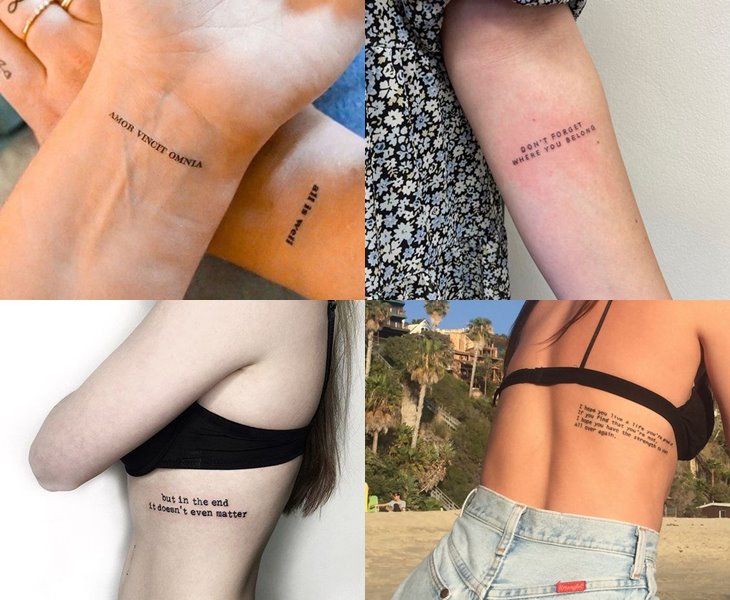 Top những mẫu hình xăm chữ đẹp cho nam và nữ  Lettering Tattoo Timelapse   YouTube